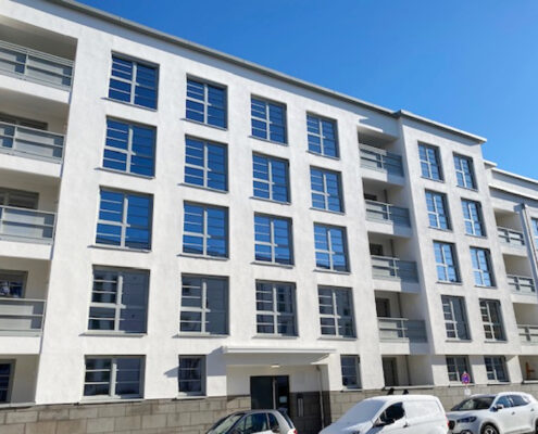 VERMIETET! Erstbezug! Moderne 1-Zimmer-Wohnung mit Balkon in München-Thalkirchen-Obersendling