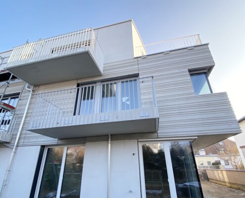 VERMIETET! Gartenwohnung! 2-Zimmer-Erdgeschoss-Wohnung mit Terrasse und Garten in modernem Mehrfamilienhaus mit gehobener Ausstattung